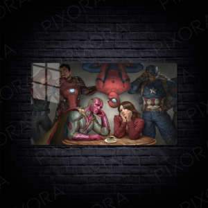 metal poster metal tablo marvel dc