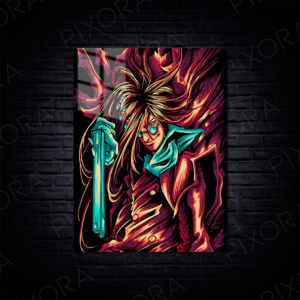 anime metal poster metal tablo