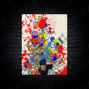 anime metal poster metal tablo
