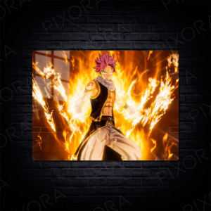 Natsu Dragneel Metal Tablo