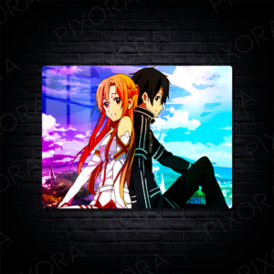 Kirito | Asuna Metal Tablo