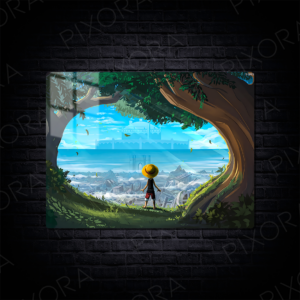 Monkey D. Luffy Metal Tablo