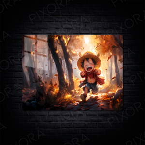 Monkey D. Luffy Metal Tablo