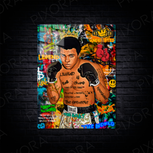 Muhammed Ali Metal Tablo