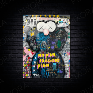 Kaws Metal Tablo