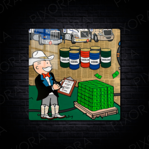Monopoly Marvic Edition Metal Tablo