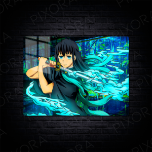 Muichiro Tokito Metal Tablo