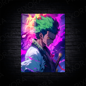 Roronoa Zoro Metal Tablo