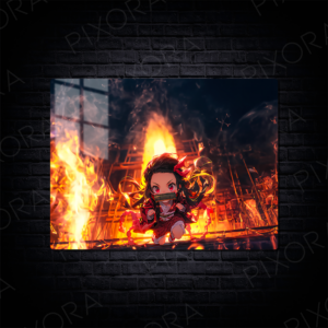 Nezuko Kamado Metal Tablo