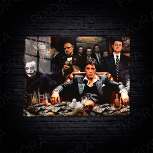 Tony Montana Metal Tablo