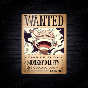 Monkey D. Luffy Metal Tablo