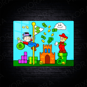 Monopoly | Mario Metal Tablo