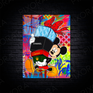 Mickey Mouse Metal Tablo