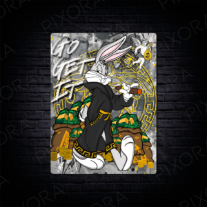 Bugs Bunny Metal Tablo