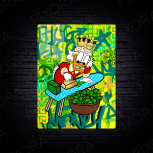 Scrooge McDuck Metal Tablo