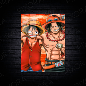 Luffy | Ace Metal Tablo