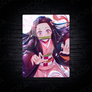 Nezuko Kamado Metal Tablo