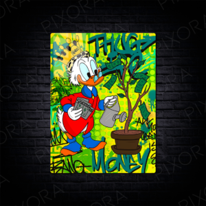 Scrooge McDuck Metal Tablo