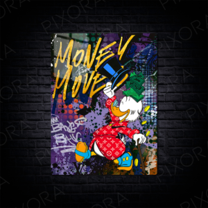 Scrooge McDuck Metal Tablo