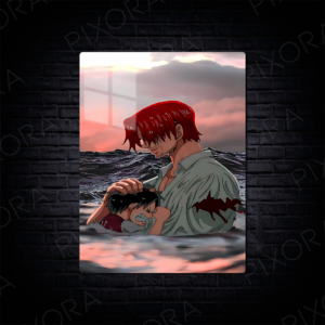 Shanks | Luffy Metal Tablo