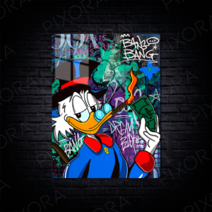 Scrooge McDuck Metal Tablo