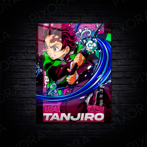 Tanjiro Kamado Metal Tablo
