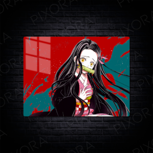 Nezuko Kamado Metal Tablo
