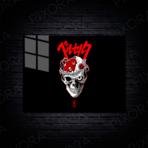 Skull Metal Tablo