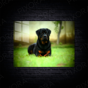 Rottwiler Metal Tablo