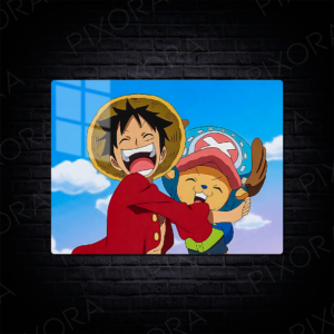Luffy | Chopper Metal Tablo