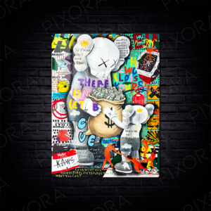 Kaws Metal Tablo