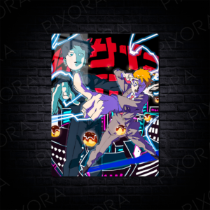 Mob Psycho 100 Metal Tablo