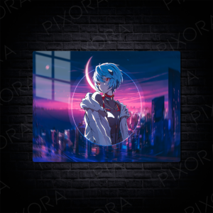 Rei Ayanami Metal Tablo