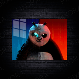 Kung Fu Panda Metal Tablo