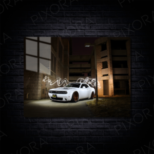 Dodge Challenger Metal Tablo
