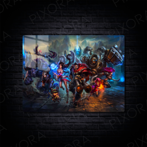 League Of Legends Metal Tablo