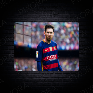 Lionel Messi Metal Tablo