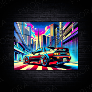Mazda RX-7 Metal Tablo