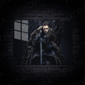 Jon Snow Metal Tablo