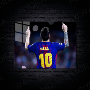 Lionel Messi Metal Tablo