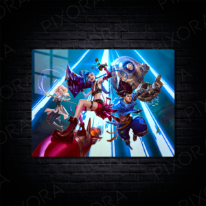 League Of Legends Metal Tablo