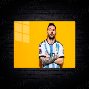 Lionel Messi Metal Tablo
