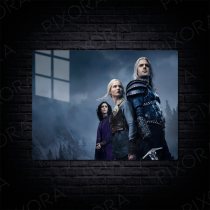 The Witcher Metal Tablo