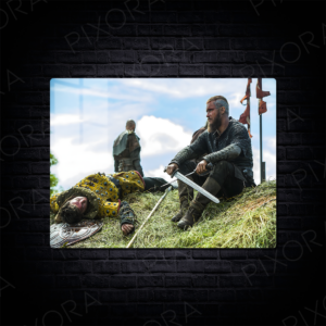 Ragnar Lothbrok Metal Tablo