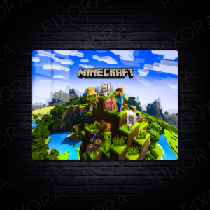 Minecraft Metal Tablo