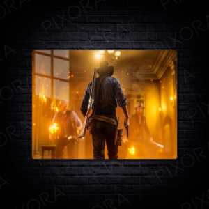 Red Dead Redemption Metal Tablo