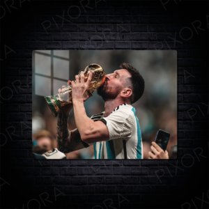 Lionel Messi Metal Tablo