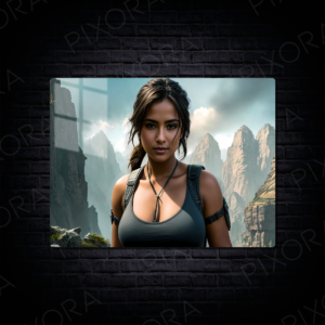 Tomb Raider Metal Tablo
