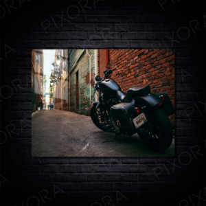 Harley Davidson Metal Tablo