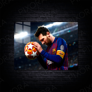 Lionel Messi Metal Tablo